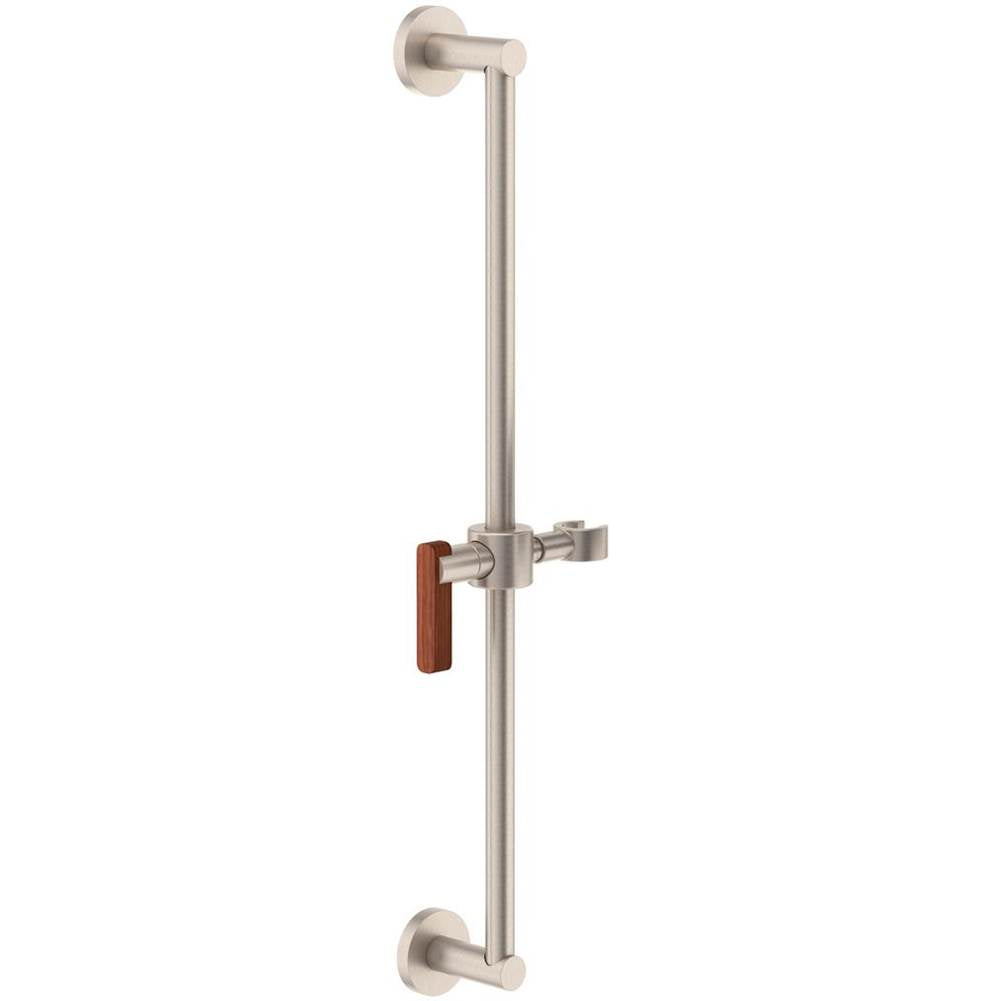 California Faucets Wall Mounted Slide Bar Round Base