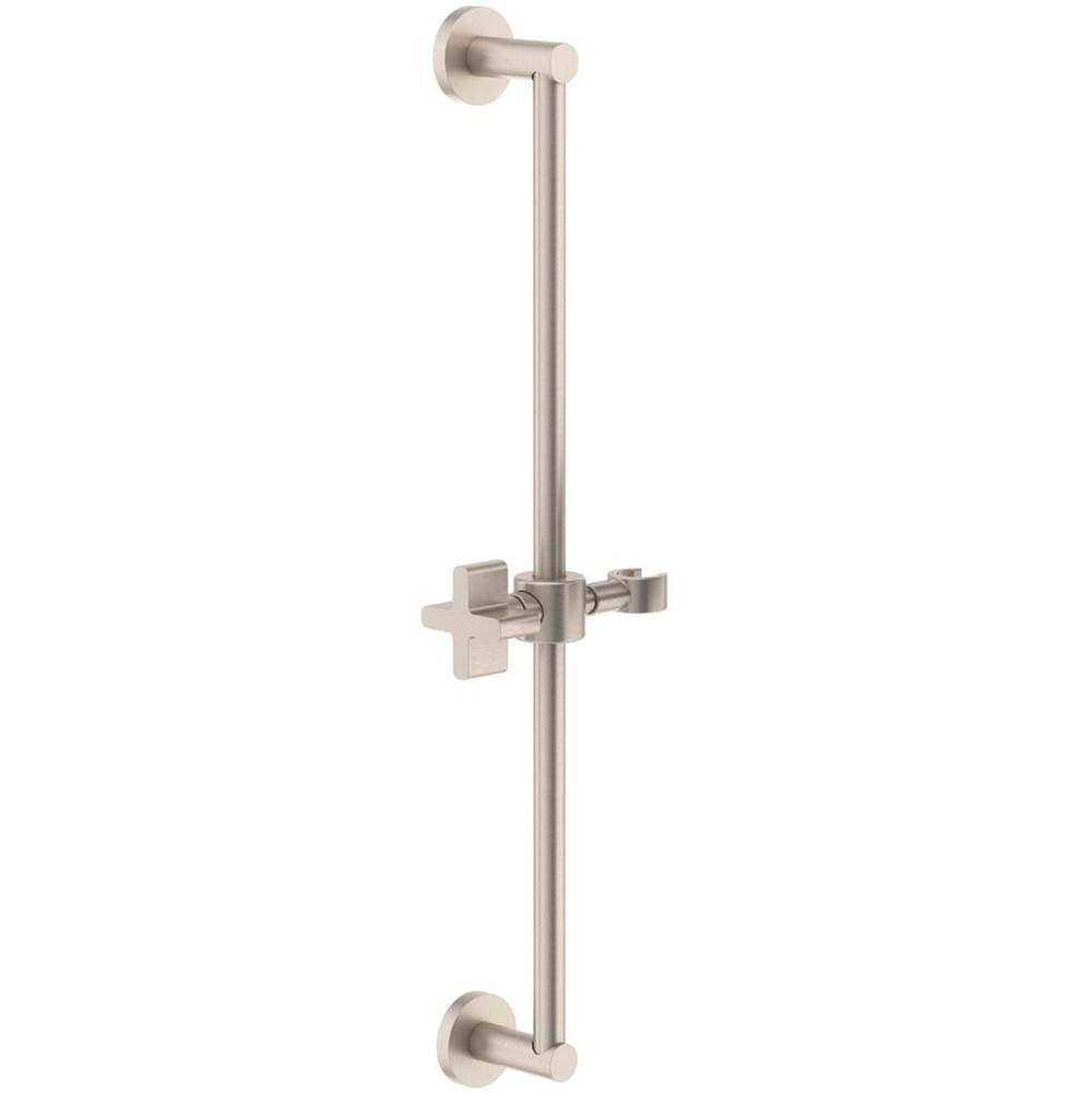 California Faucets Wall Mounted Slide Bar Round Base