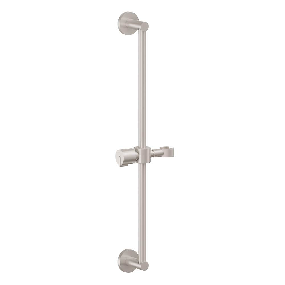 California Faucets Wall Mounted Slide Bar Round Base