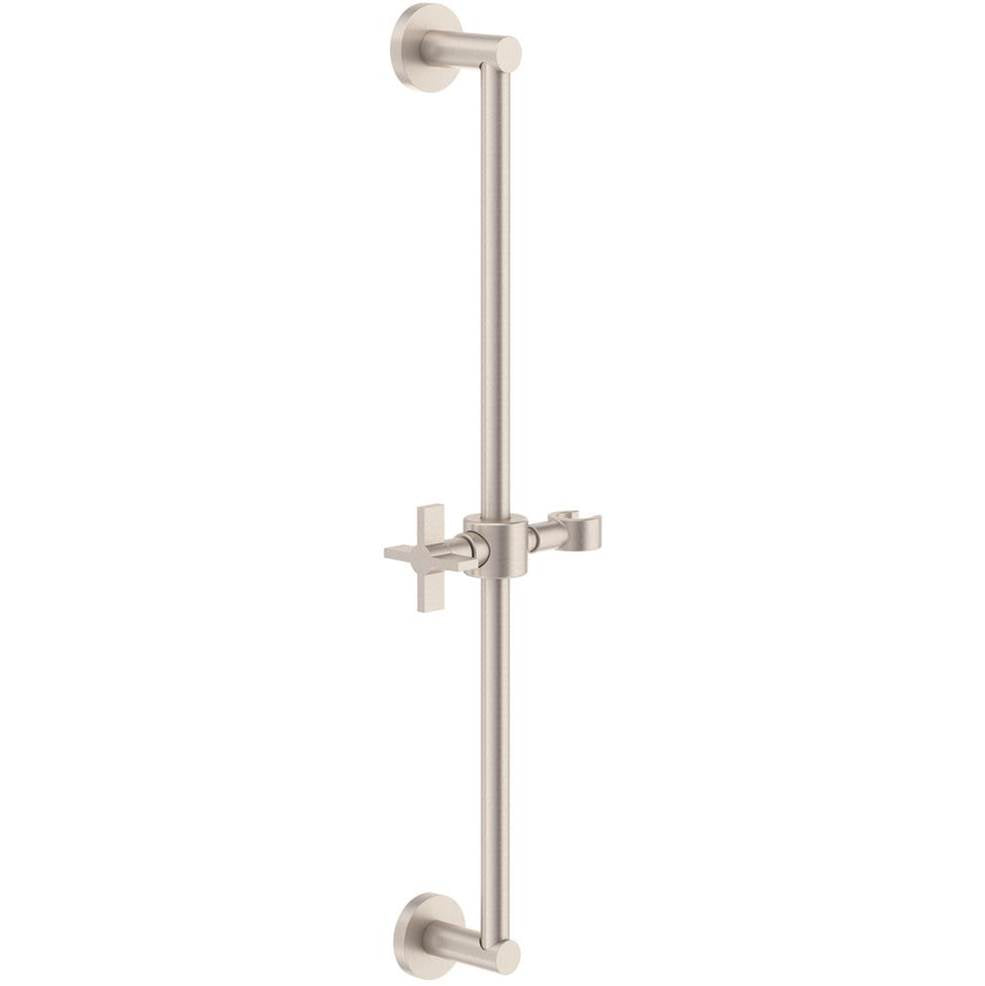 California Faucets Wall Mounted Slide Bar Round Base