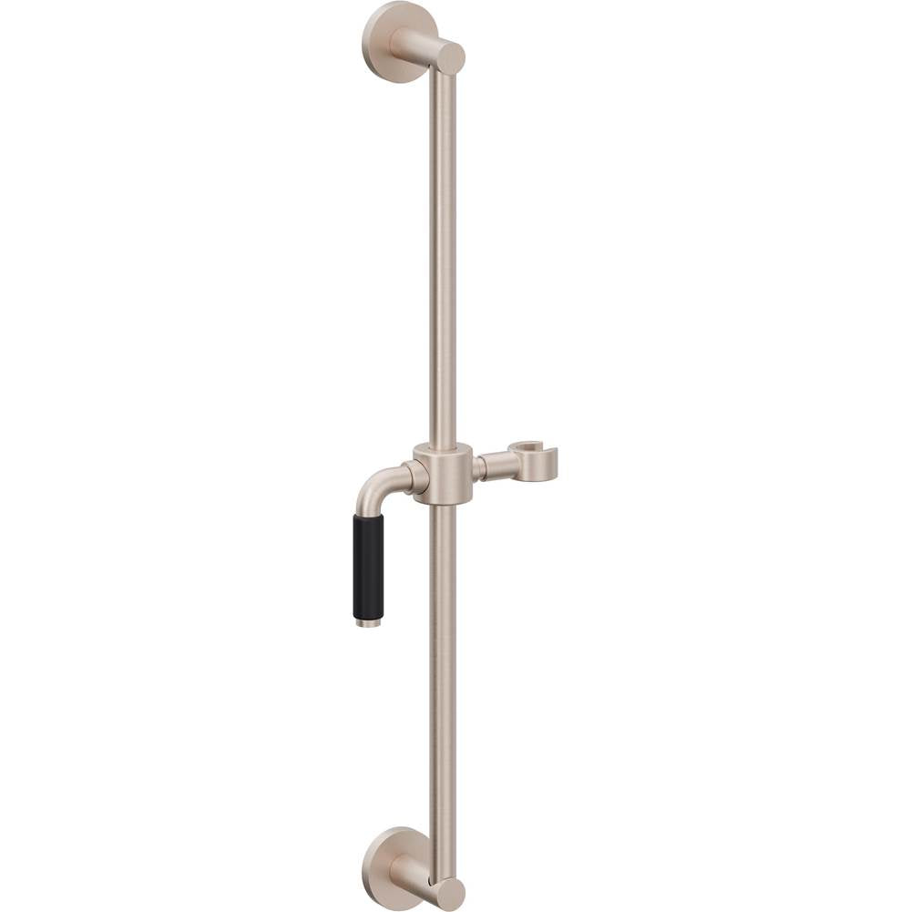 California Faucets Wall Mounted Slide Bar Round Base