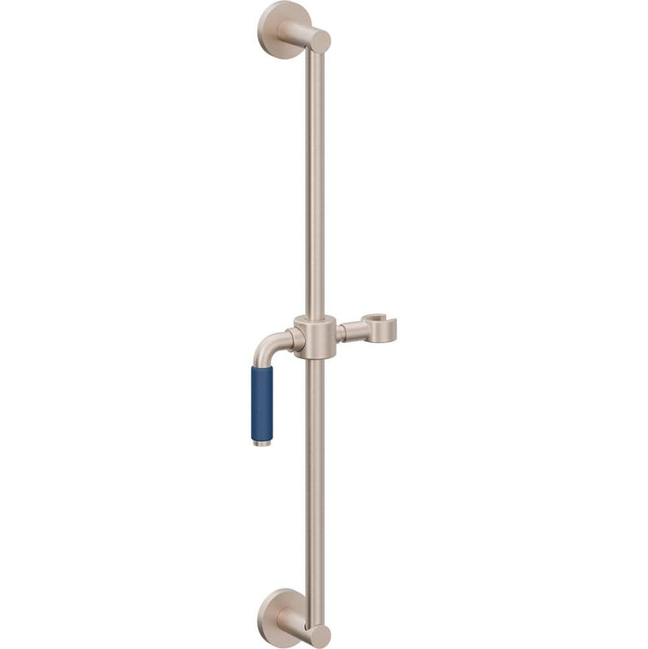California Faucets Wall Mounted Slide Bar Round Base