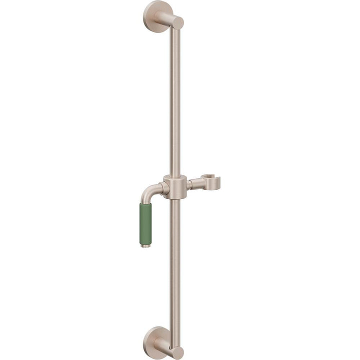 California Faucets Wall Mounted Slide Bar Round Base
