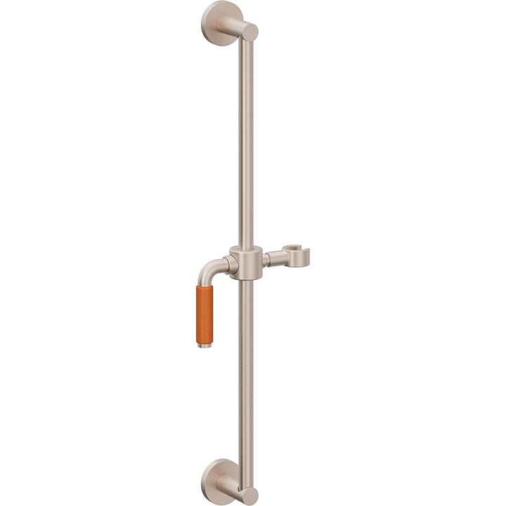 California Faucets Wall Mounted Slide Bar Round Base