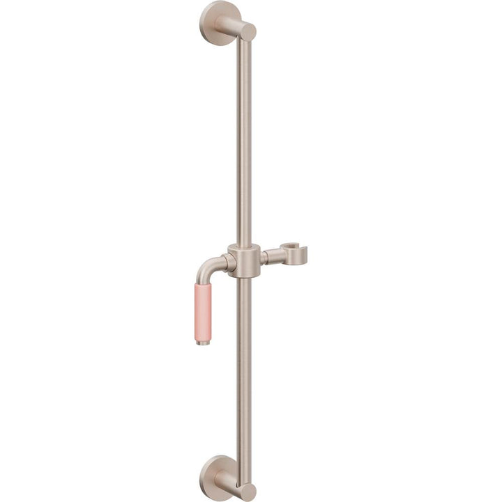 California Faucets Wall Mounted Slide Bar Round Base