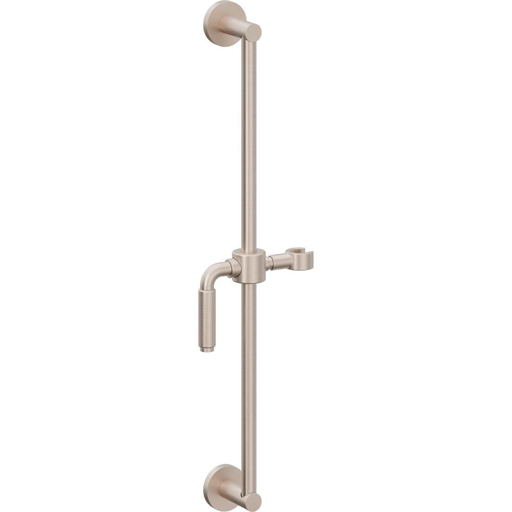 California Faucets Wall Mounted Slide Bar Round Base