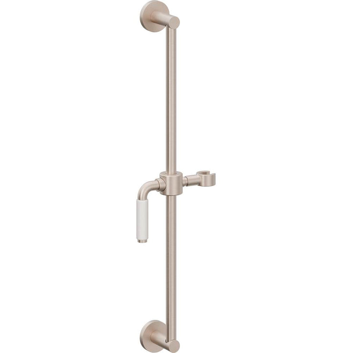 California Faucets Wall Mounted Slide Bar Round Base