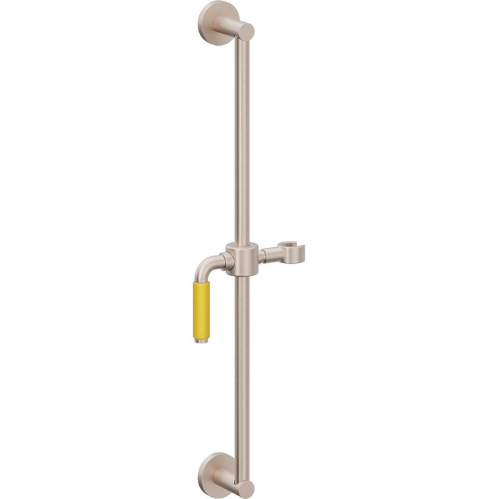 California Faucets Wall Mounted Slide Bar Round Base