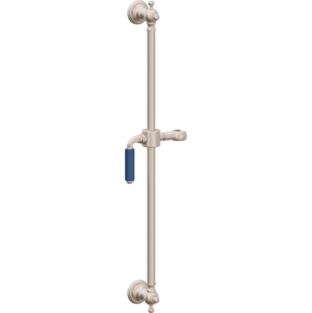 California Faucets Wall Mounted Slide Bar Line Base