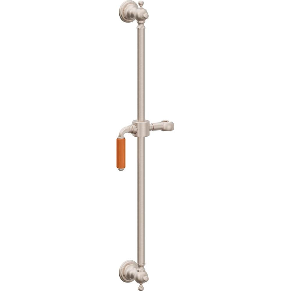 California Faucets Wall Mounted Slide Bar Line Base