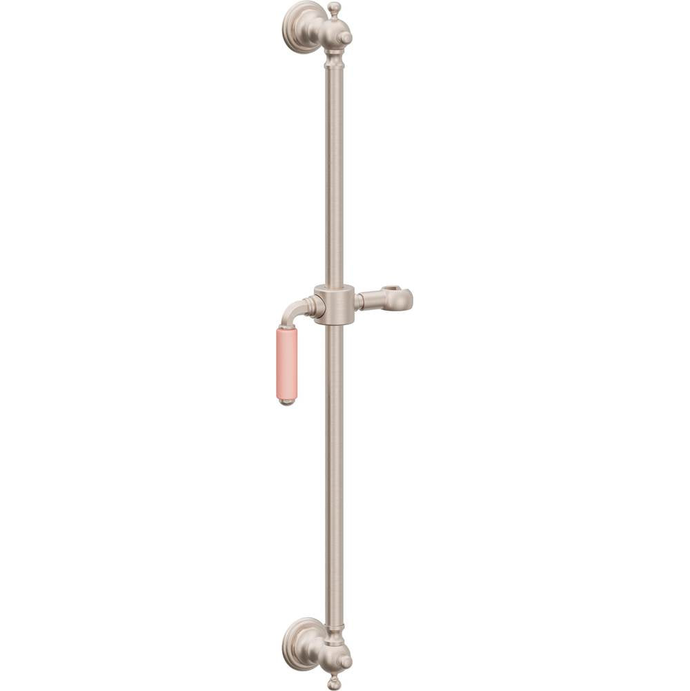 California Faucets Wall Mounted Slide Bar Line Base