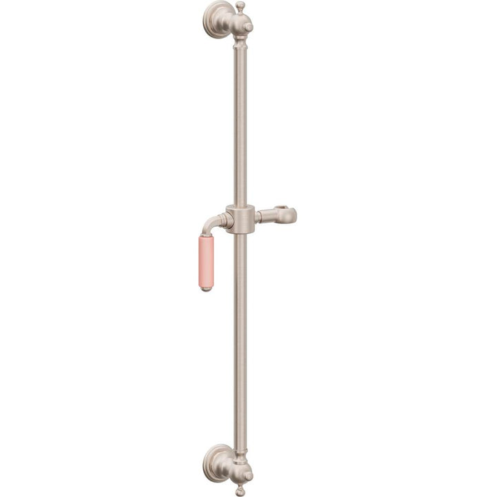 California Faucets Wall Mounted Slide Bar Line Base