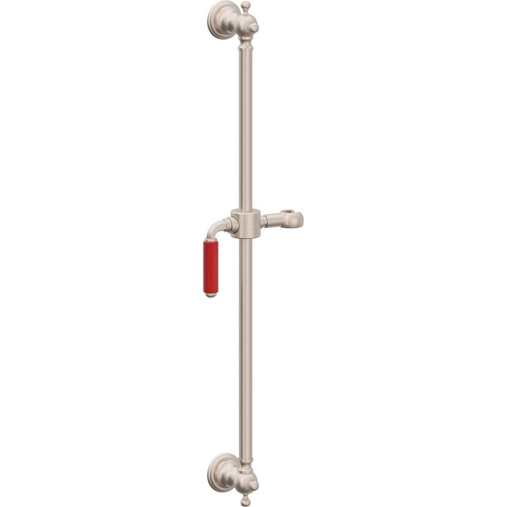 California Faucets Wall Mounted Slide Bar Line Base