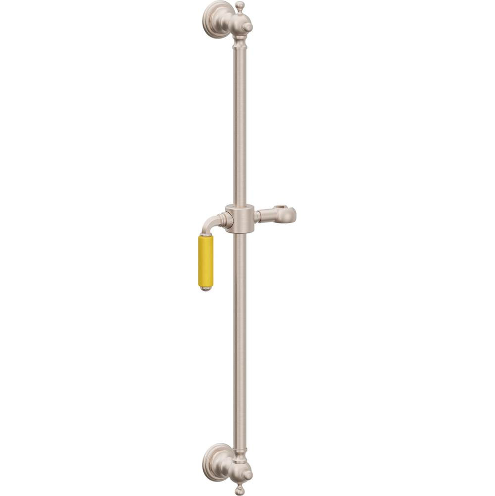 California Faucets Wall Mounted Slide Bar Line Base