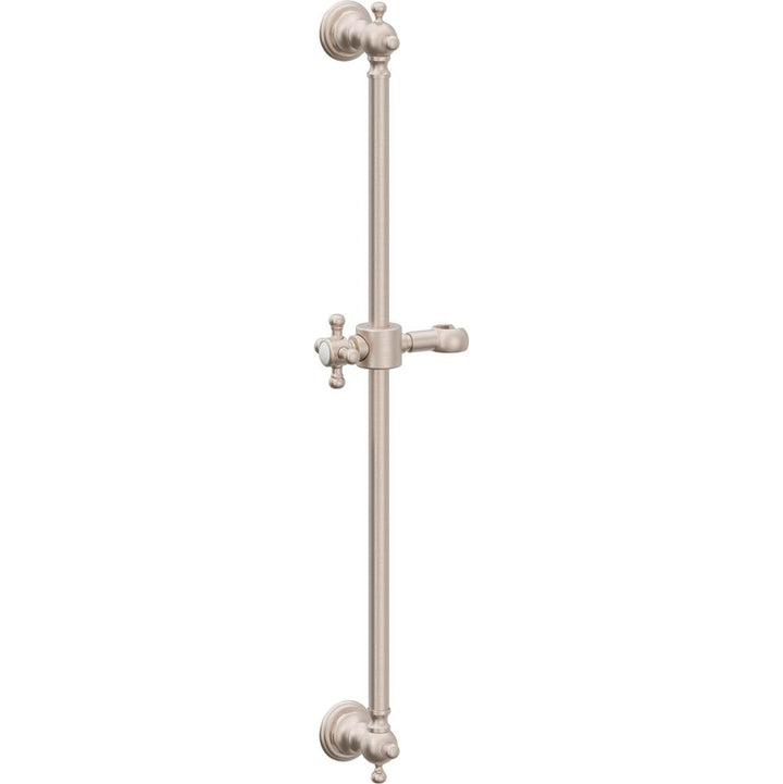 California Faucets Wall Mounted Slide Bar Line Base