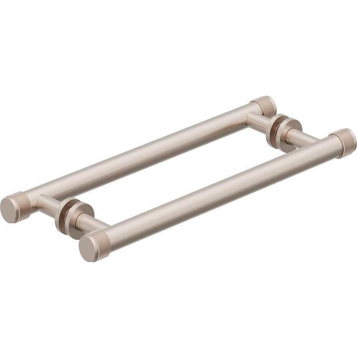 California Faucets Double Shower Towel Bars / Door Handles Knurled