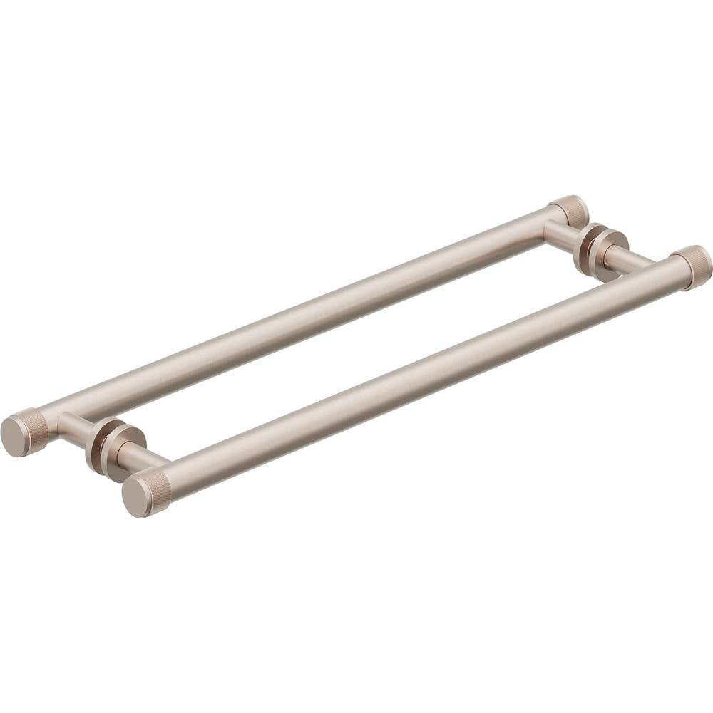 California Faucets Double Shower Towel Bars / Door Handles Knurled