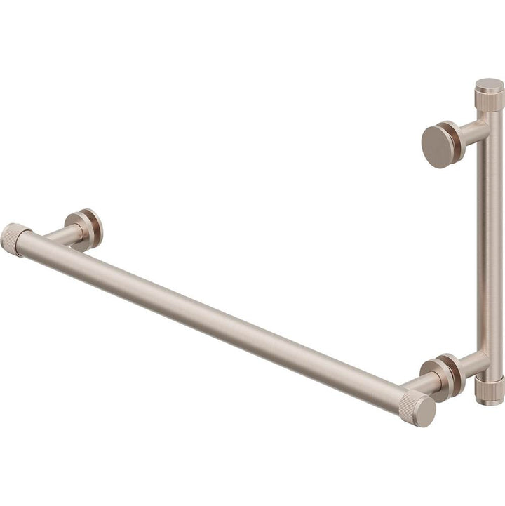 California Faucets 18" Towel Bar and Shower Door Handle Coined