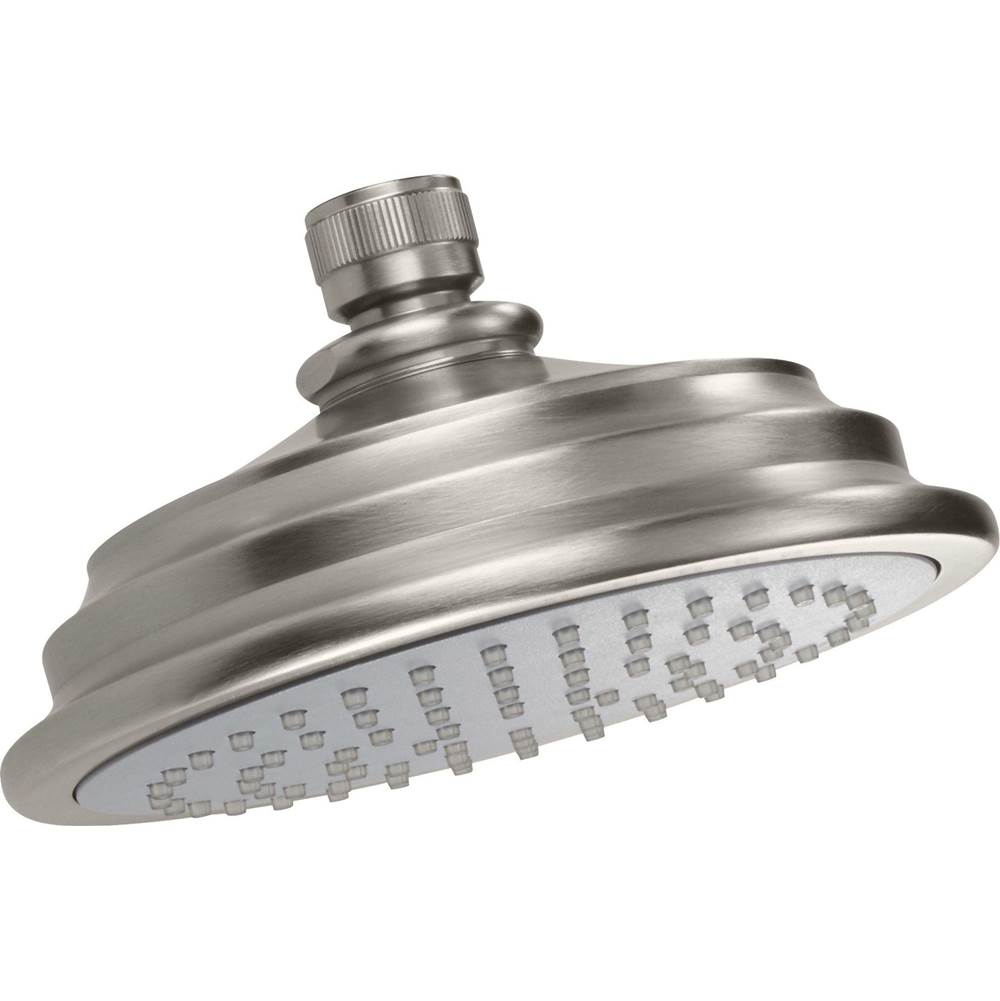 California Faucets Traditional 5-5/8" Brass Single-Function Showerhead