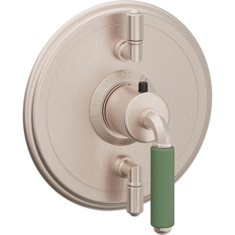 California Faucets StyleTherm Trim Only with Dual Volume Control