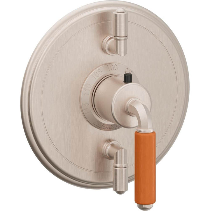 California Faucets StyleTherm Trim Only with Dual Volume Control