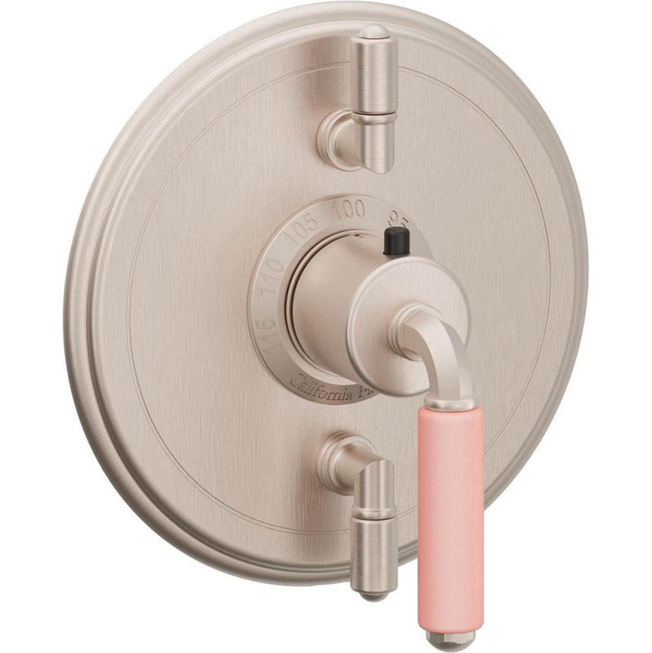 California Faucets StyleTherm Trim Only with Dual Volume Control