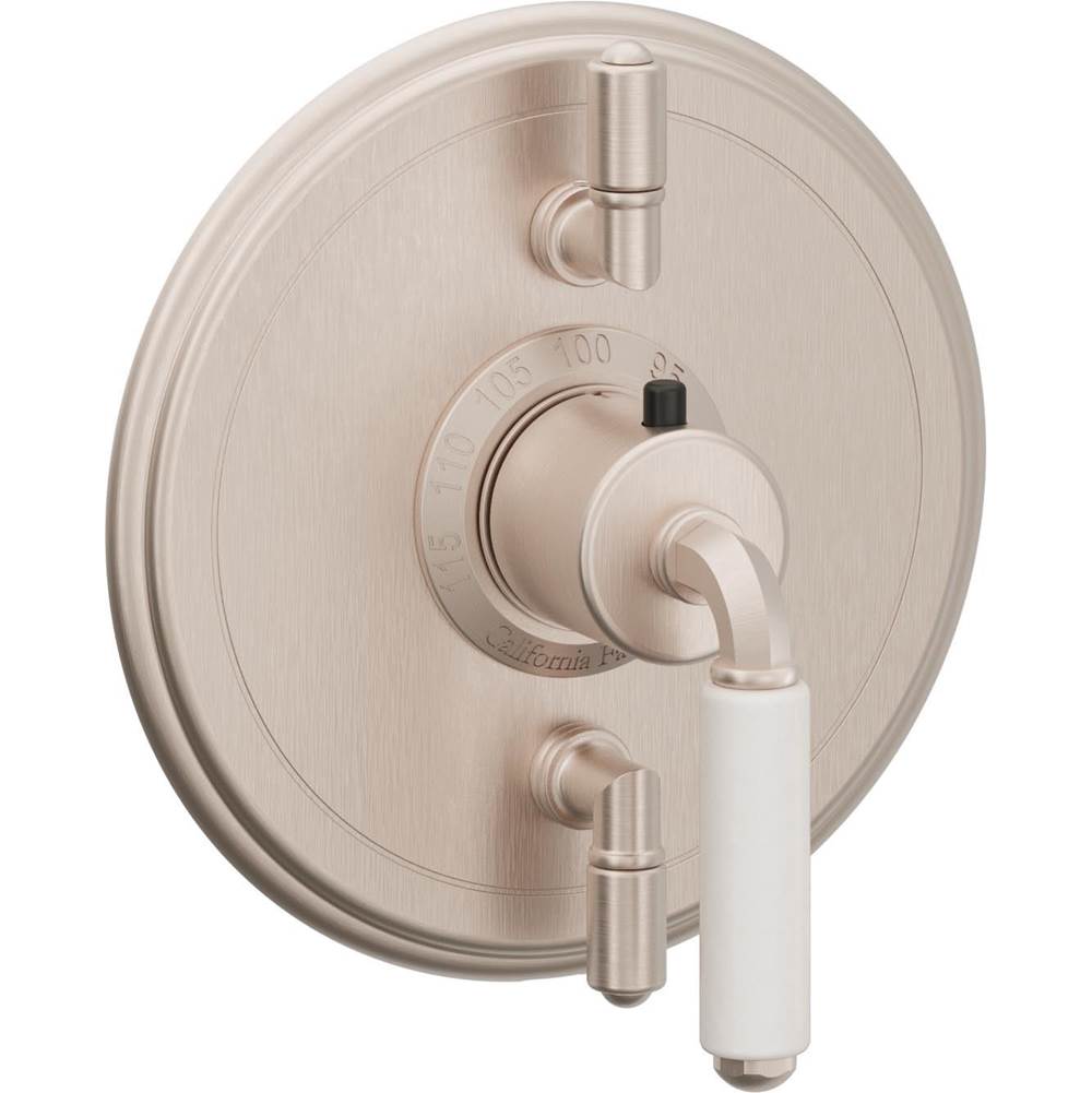 California Faucets StyleTherm Trim Only with Dual Volume Control