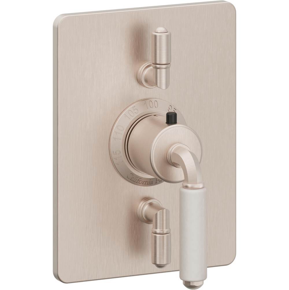 California Faucets StyleTherm Trim Only with Dual Volume Control