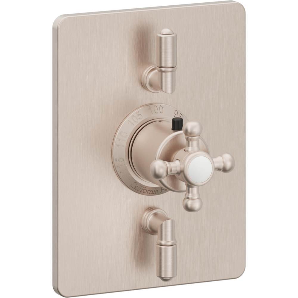 California Faucets StyleTherm Trim Only with Dual Volume Control