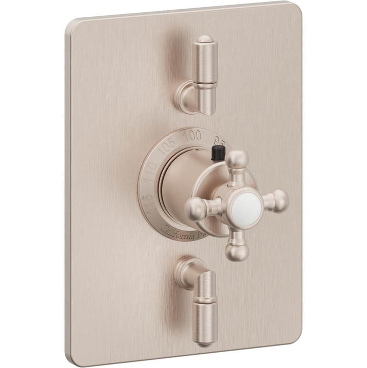 California Faucets StyleTherm Trim Only with Dual Volume Control