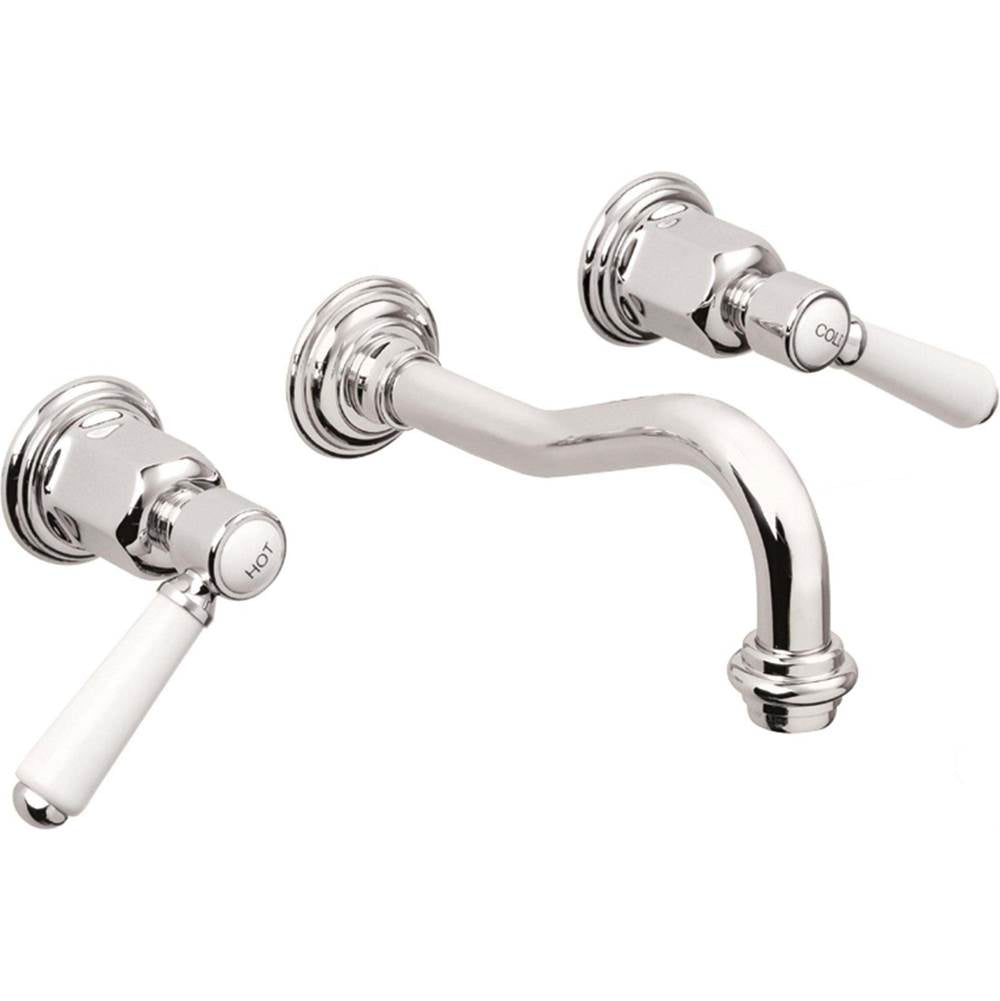 California Faucets Cardiff Two Handle Lavatory Wall Faucet Trim Only