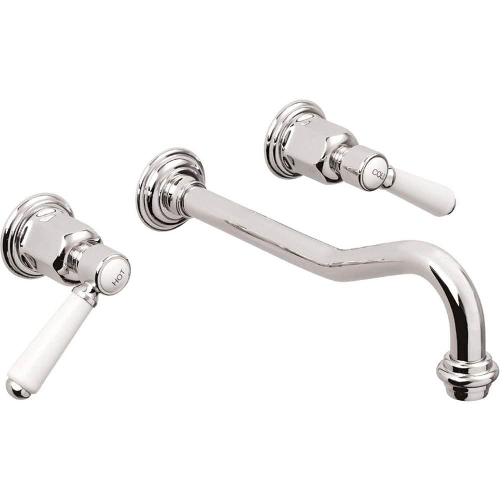 California Faucets Cardiff Two Handle Lavatory Wall Faucet Trim Only