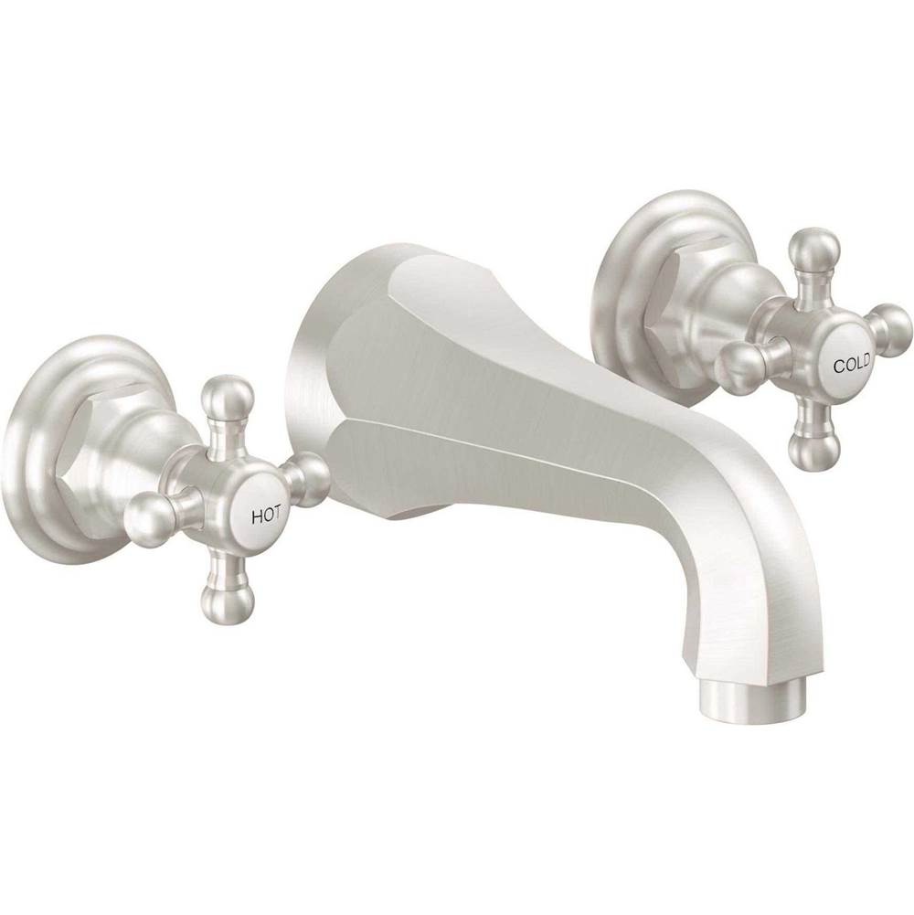 California Faucets Del Mar Two Handle Lavatory Wall Faucet Trim Only