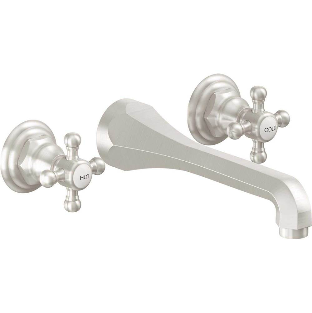 California Faucets Del Mar Two Handle Lavatory Wall Faucet Trim Only