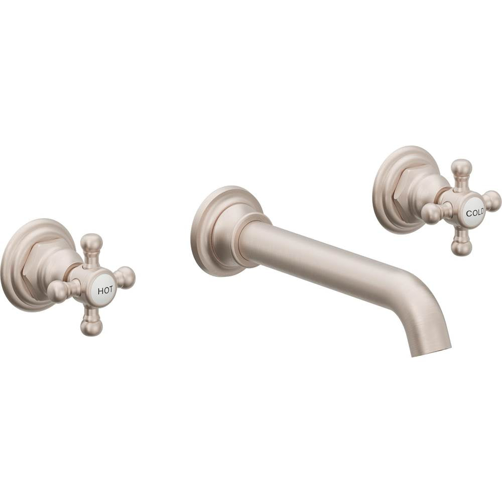 California Faucets Del Mar Two Handle Lavatory Wall Faucet Trim Only