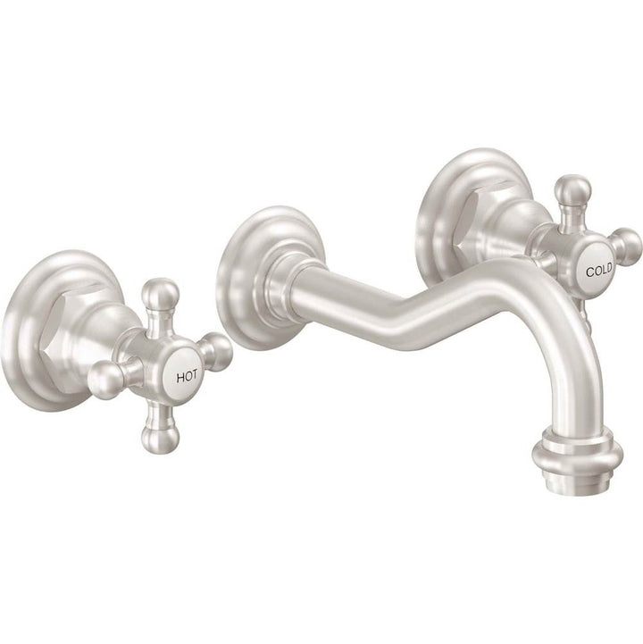 California Faucets Salinas Two Handle Lavatory Wall Faucet Trim Only