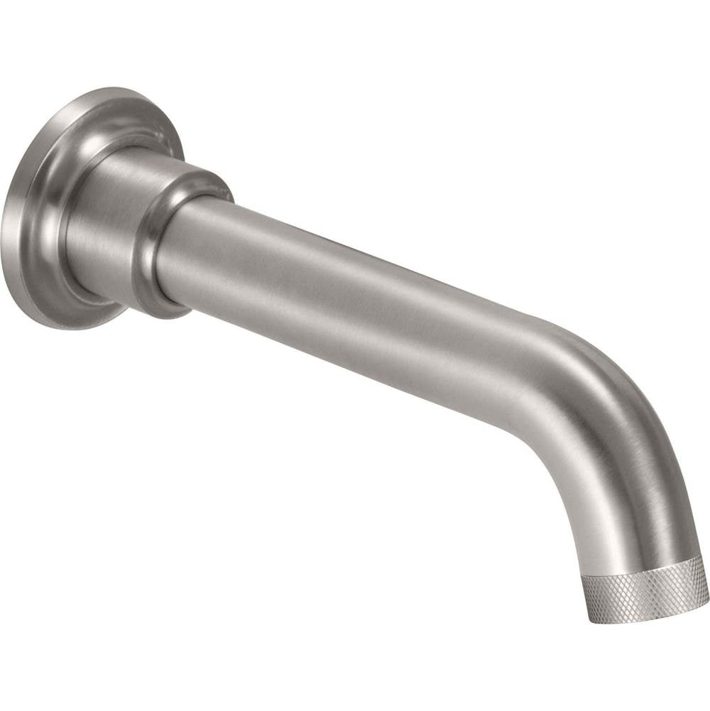 California Faucets Wall Tub Spout Knurled Tip
