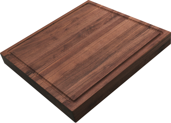 The Galley Upper Tier 2" thick Chef's Block with Juice Groove on one side