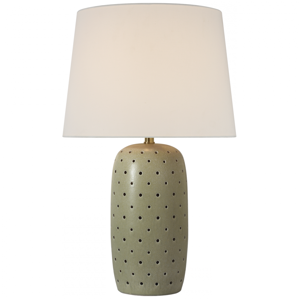 Visual Comfort Signature Samara Table Lamp in Dusted Mint
