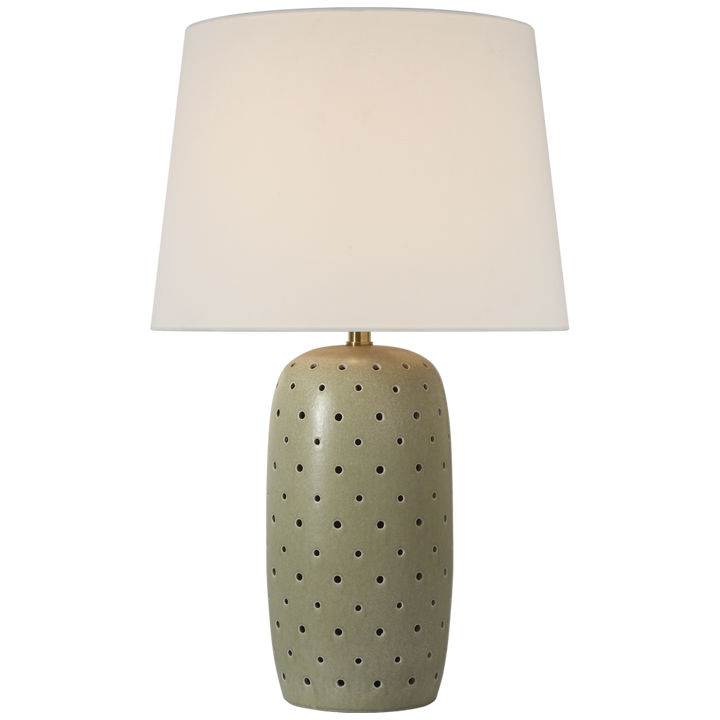 Visual Comfort Signature Samara Table Lamp in Dusted Mint