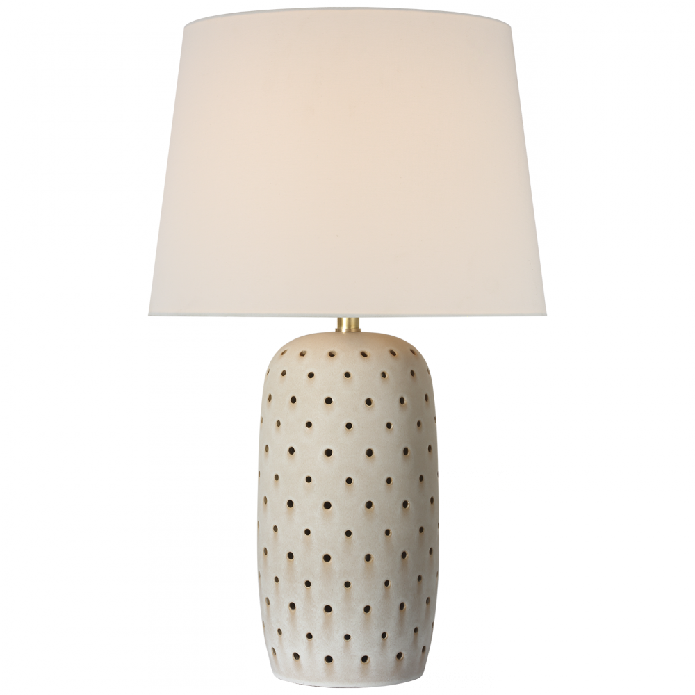 Visual Comfort Signature Samara Table Lamp in Dusted Stone
