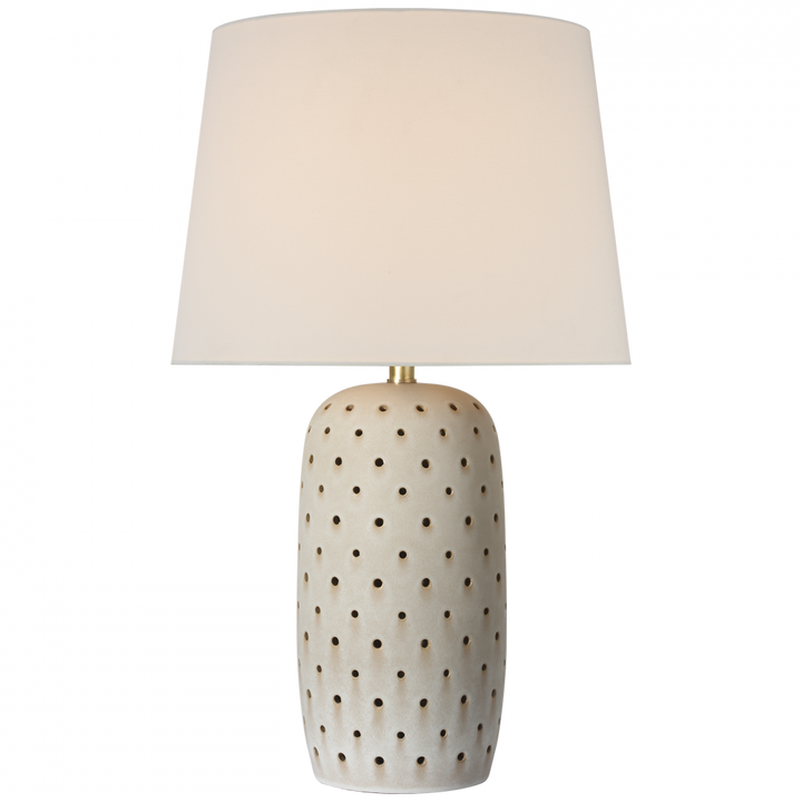 Visual Comfort Signature Samara Table Lamp in Dusted Stone