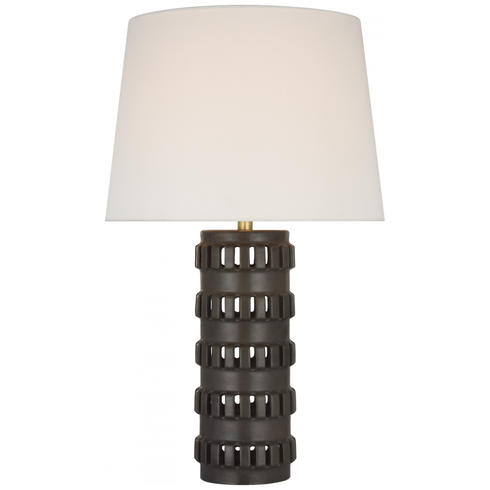 Visual Comfort Signature Mullin Table Lamp in Dusted Cocoa
