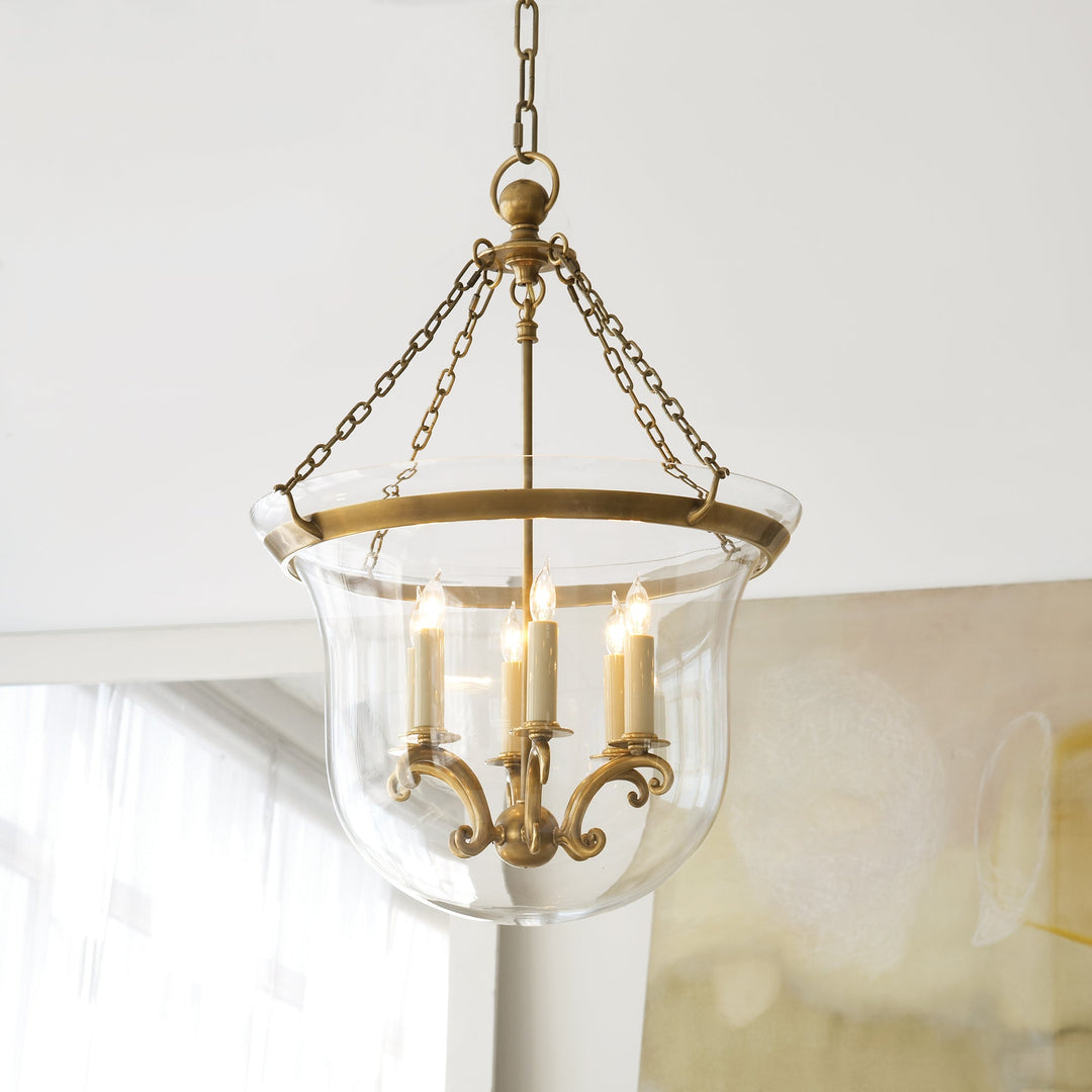 Visual Comfort Signature Country Bell Jar Pendant (view 3)