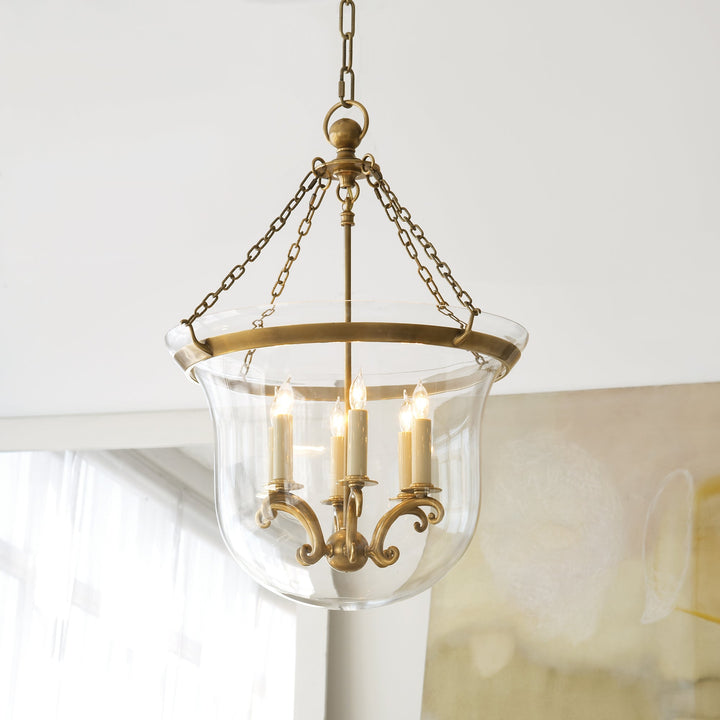 Visual Comfort Signature Country Bell Jar Pendant (view 3)