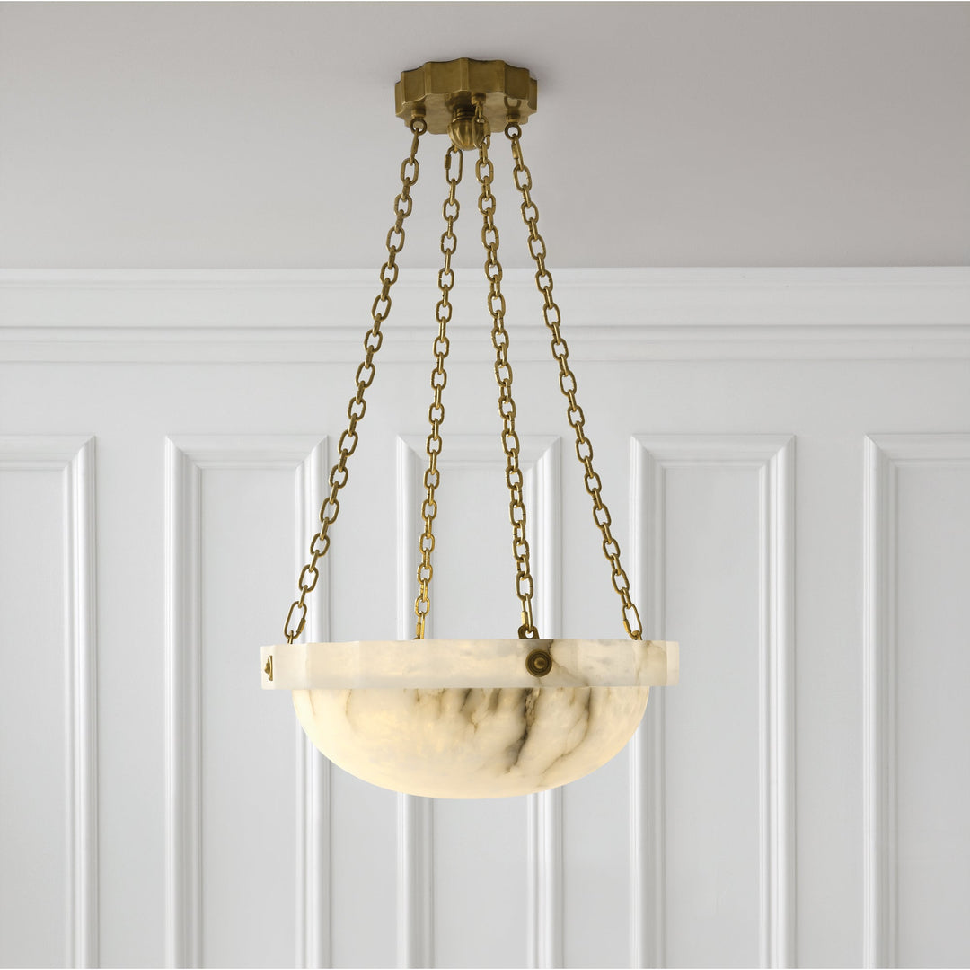 Visual Comfort Signature Fluted Band Chandelier (view 2)