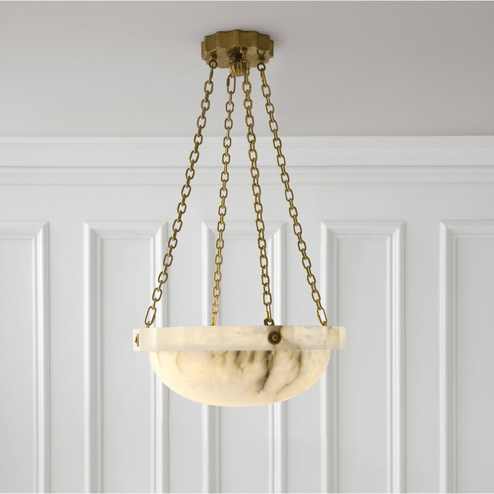 Visual Comfort Signature Fluted Band Chandelier (view 2)