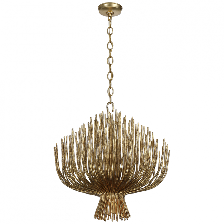 Visual Comfort Signature Astra Chandelier in Gilded Iron