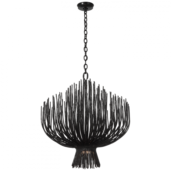 Visual Comfort Signature Astra Chandelier in Aged Iron (view 2)
