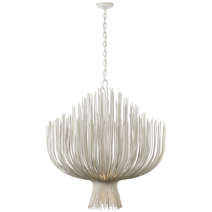 Visual Comfort Signature Astra Chandelier in Waxed Plaster